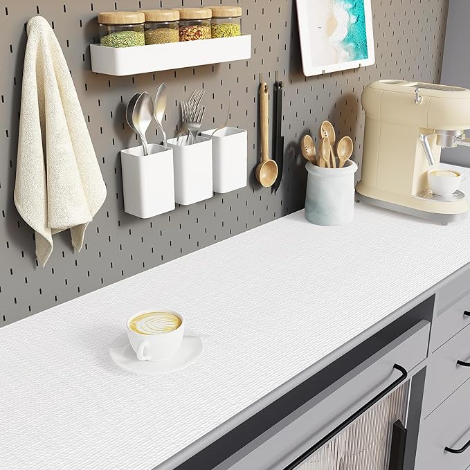 Drawer Liner, Shelf Liners for Kitchen Cabinet Waterproof & Oil-Proof Cupboard - Image 3