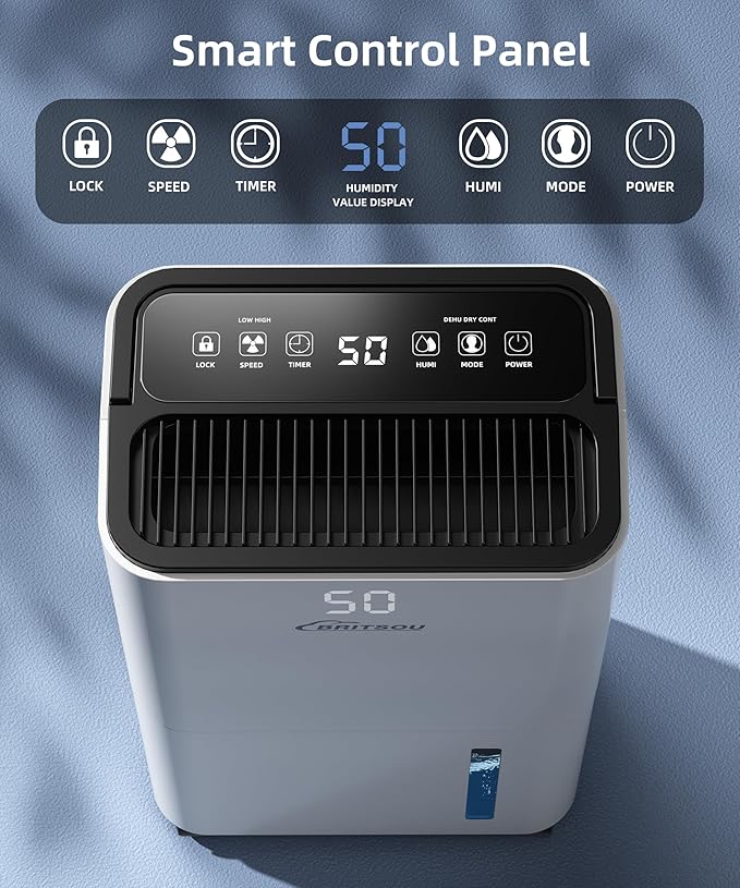 BRITSOU 34 Pint Dehumidifier for Basement - Image 2