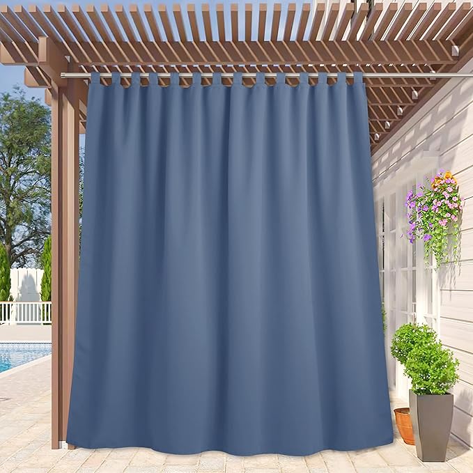RYB HOME Waterproof Patio Curtains by RYBHOME