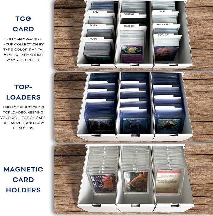 Trading Card Storage Box, Top Loaders Storage Box - Image 6