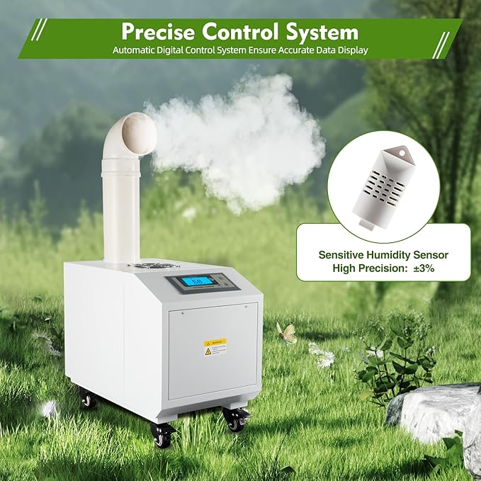 Commercial Industrial Agricultural Ultrasonic Humidifier 300W Fog Cool Maker - Image 4