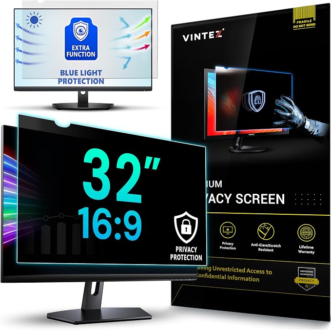 VINTEZ 32 Inch 16:9 Privacy Screen by VINTEZ