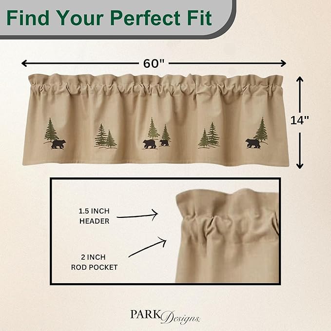 Park Designs Farmhouse Kitchen Valances - Image 3