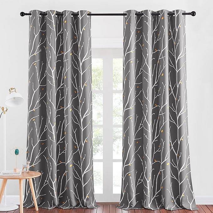 NICETOWN Room Darkening Ceiling to Floor Curtains, Decorative Modern Aesthetic by NICETOWN