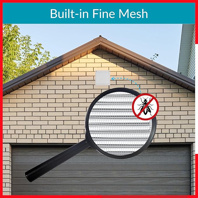 2x2 Vent Cover - White HVAC Return Air Grille - Image 5