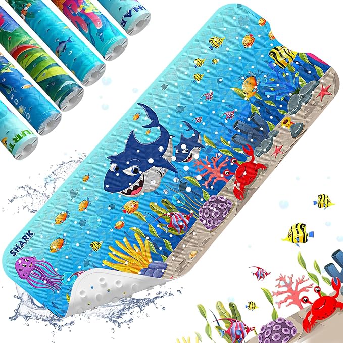 XIYUNTE Baby Bath Mat for Tub Non Slip Kids Bath Mat by XIYUNTE