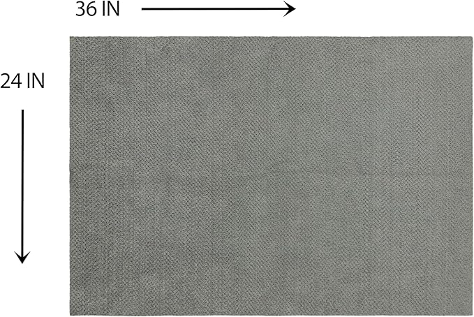 Mohawk Home Litter Box Moisture Barrier Mat Utility Solid Gray 2' X 3' Other - Image 4