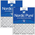 Nordic Pure 20x20x1 Pleated MERV 12 Air Filters 2 Pack by NordicPure