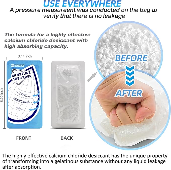 25 Gram Moisture Absorbers, 20 Packs Dehumidifier Bags - Image 2