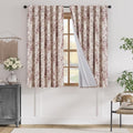 jinchan Blackout Floral Curtains Linen Blend Curtain by JINCHAN