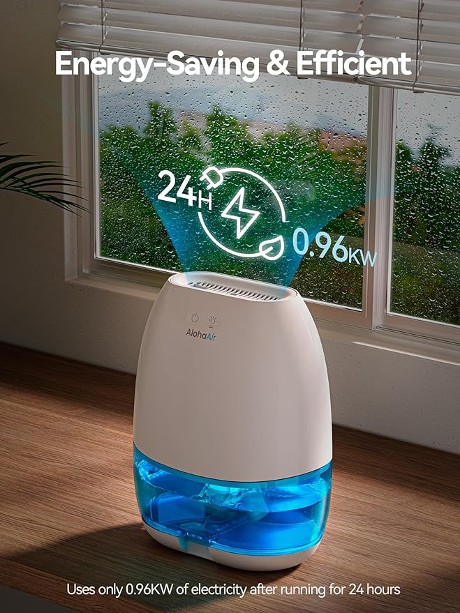 Dehumidifiers for Home, 34 oz Small Dehumidifier for Room, Quiet Dehumidifiers - Image 3