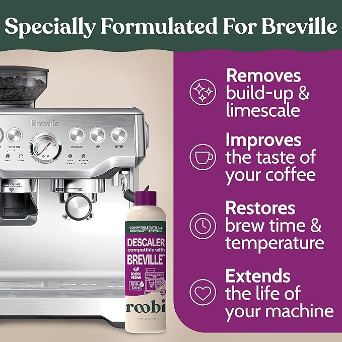 Breville Compatible Descaling Solution. Specially Formulated to Clean & Descale - Image 3