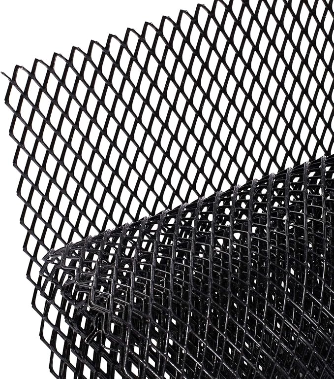 AggAuto 47x16 inches Car Pickup Truck Grill Mesh Spoiler Bumper Vent Aluminum by AggAutoAutomotiveGrillMeshInserts