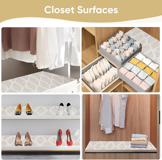 Drawer and Shelf Liner for Kitchen Cabinet, Tool Box Waterproof Non Adhesive - Image 9