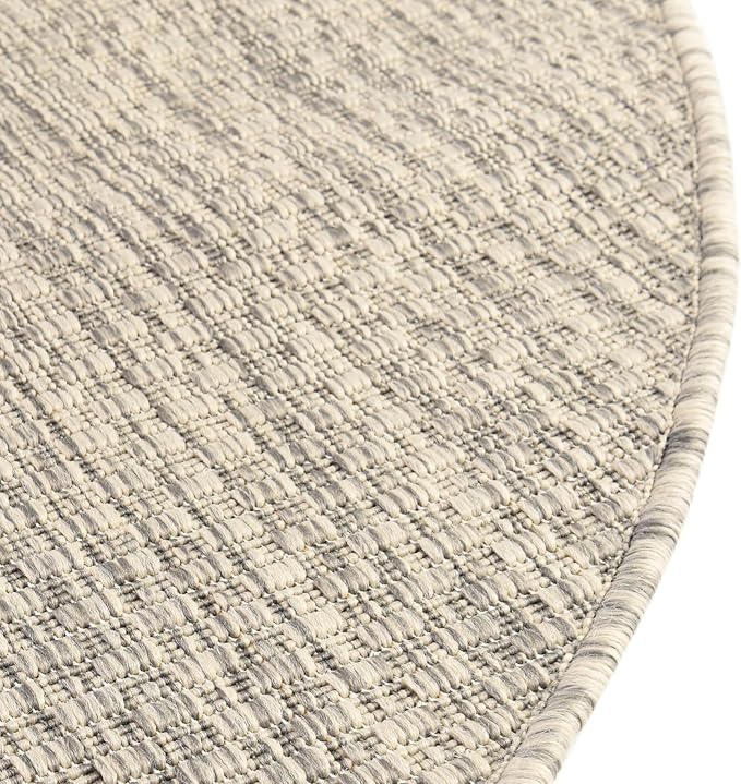 Unique Loom Collection Casual Transitional Solid Heathered Indoor/Outdoor - Image 9