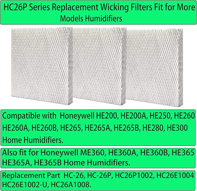 3 Pcs HC26P Replacement Wick Filters - Image 3