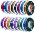 PLA 3D Printer Filament Bundle, Silk PLA Filament Dimensional Accuracy +/- 0.02 by ABCWavePrint