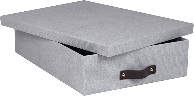 Bigso Oskar Canvas Fiberboard Document Letter Box - Image 2