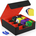 Mlikero Card Deck Case, 2400+ Trading Card Storage Box by Mlikero