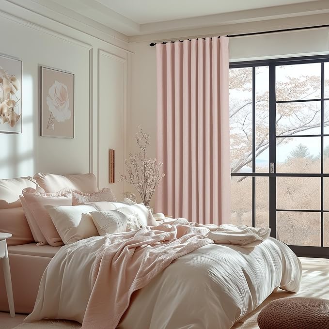 INOVADAY Thermal Sliding Door Curtains 100% Blackout Curtains - Image 2
