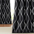 NICETOWN Black Out Curtains 120 inch Long 2 Panels Burg, 52x120 Extra Long by NICETOWN