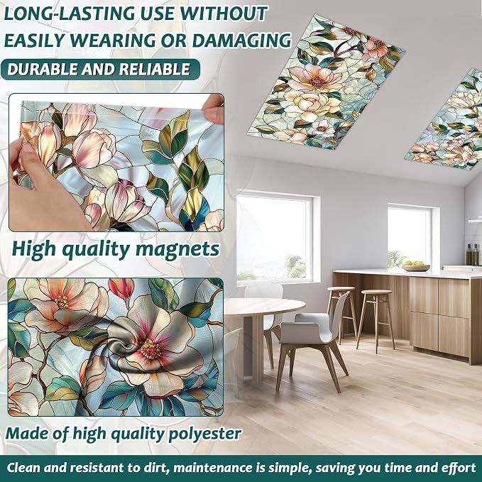 Wiooffen 6 Pcs Fluorescent Light Covers - Image 3