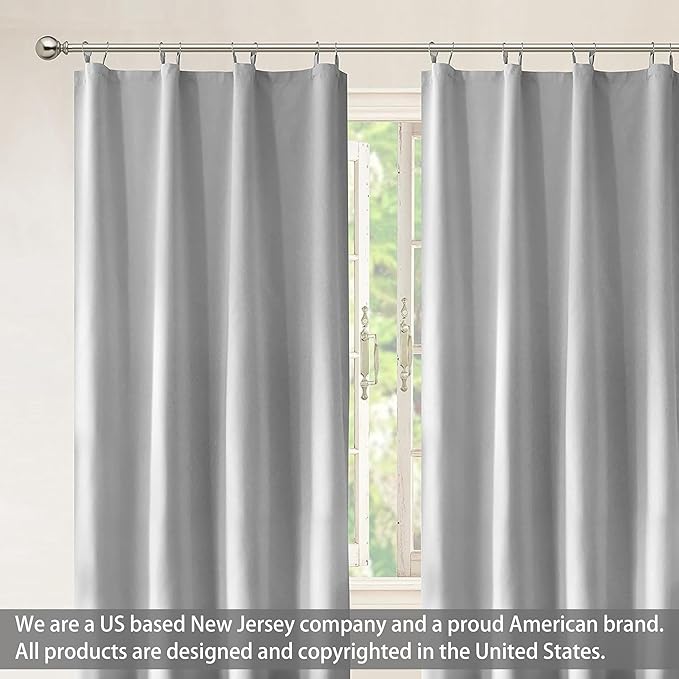 DriftAway Thermal Insulated Blackout Curtain Liner 2 Panels Each Liner Size 50 - Image 2