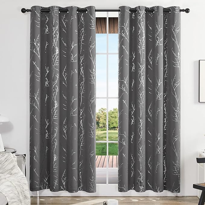 Deconovo Floor to Ceiling Curtains, Soundproof Thermal Insulated Curtain - Image 2