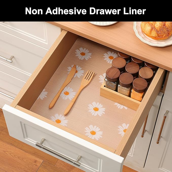 Cooyes Shelf Liner – Premium Non-Adhesive Cabinet & Drawer Liner - Image 5