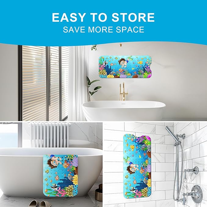 XIYUNTE Baby Bath Mat for Tub Non Slip Kids Bath Mat - Image 5