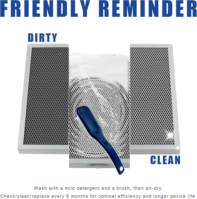 5881 Dehumidifier Filter MERV 8 Washable （ 2 Filter Boards +1 Soft Brush），for - Image 3