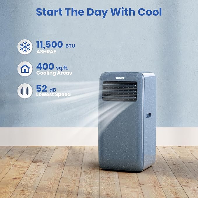 TOSOT 11, 500 BTU Portable Air Conditioner WiFi Control, 3-in-1 Portable AC - Image 2