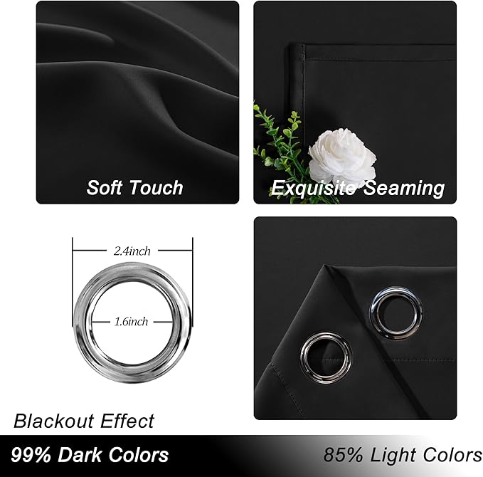 Hiasan Sliding Glass Door Blackout Curtains - Image 2