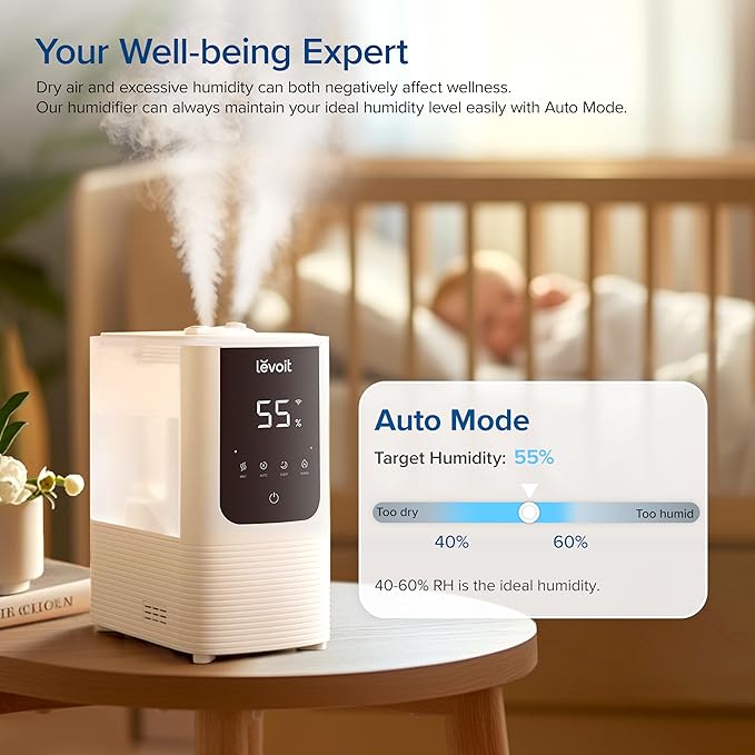 LEVOIT Humidifiers for Bedroom Home, Smart Warm and Cool Mist AirHumidifier for - Image 5