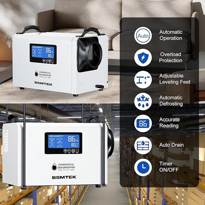 145 Pints Commercial Dehumidifier - Image 6