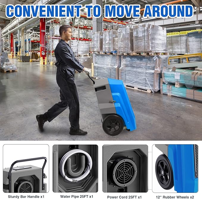 MOUNTO 180Pints LGR Industrial Dehumidifier - Image 4