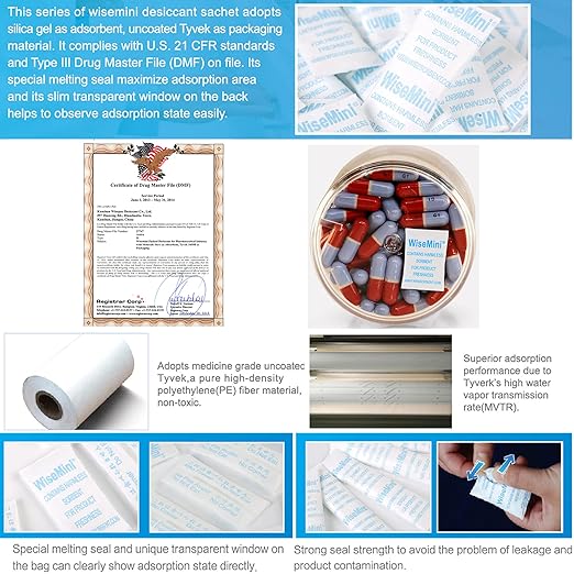 3 Gram 1000 Pack Molecular Sieve Packets, Dessicant Packets, Dessicant Packs - Image 6