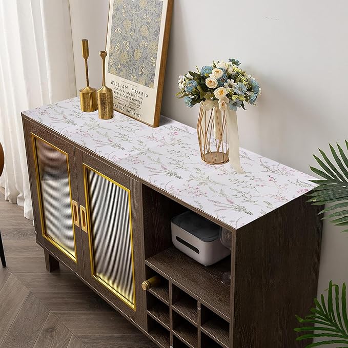 Floral Drawer and Shelf Liner for Cabinets, 12IN x 20FT Non-Adhesive and Strong - Image 8