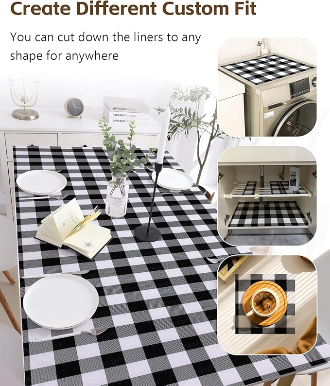 Shelf Drawer Liner for Kitchen Cabinets Non-Adhesive, 17.5In x 20FT Non-Slip - Image 5
