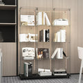 Yoluckea 4 Tiers Glass Display Cabinet Extra Large by Yoluckea