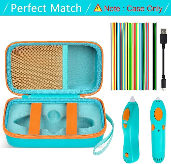 ANKHOH Organizer Case for 3Doodler Start+ Essentials 3D Pen for Kids, EVA - Image 3