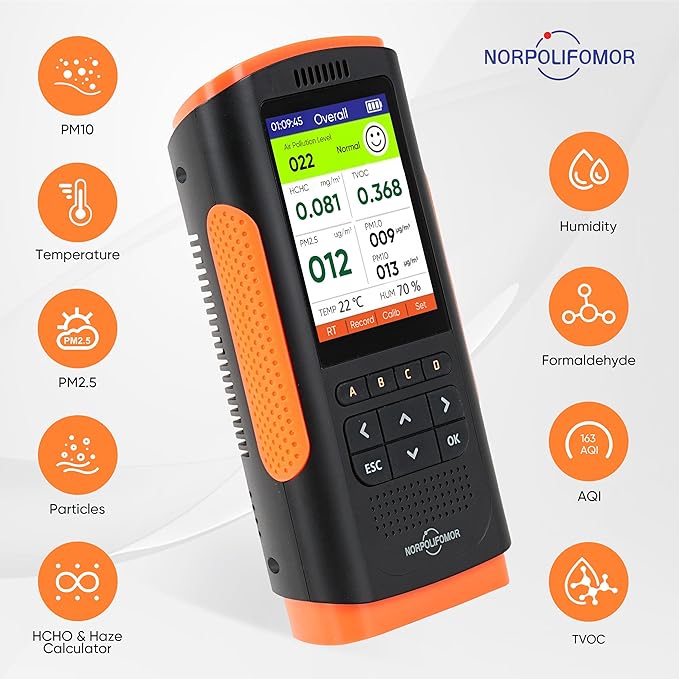 Indoor Air Quality Monitor, AQI Meter - Image 2