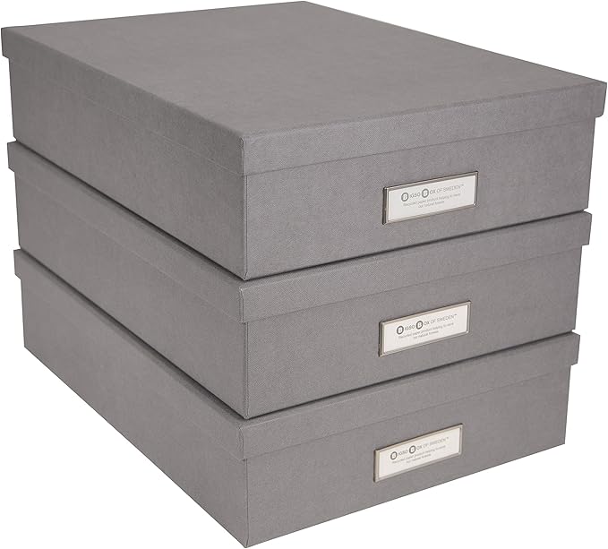 Bigso Oskar Fiberboard Label Frame Document Letter Box - Image 4