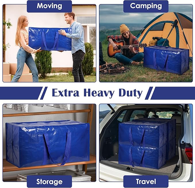 6 Pack Extra Large Heavy Duty Moving Bags - Image 7
