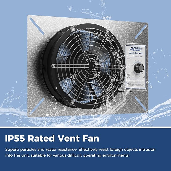 ALORAIR 540 CFM IP-55 Grade Crawlspace Ventilation Fans - Image 3