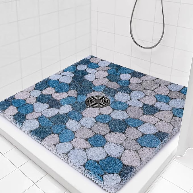 HOMBYS Square Shower Mat Non Slip, Shower Mat - Image 2