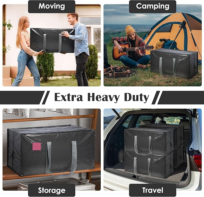 6 Pack Extra Heavy Duty Large Moving Bags - Image 7