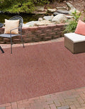 Unique Loom Collection Casual Transitional Solid Heathered Indoor/Outdoor by UniqueLoom