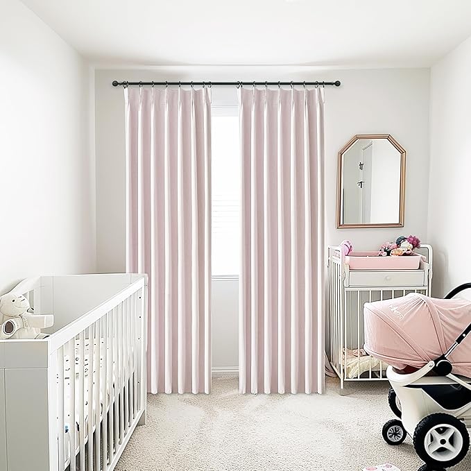 Soft Pink Kawaii 90 Inch Blackout Curtains - Image 9