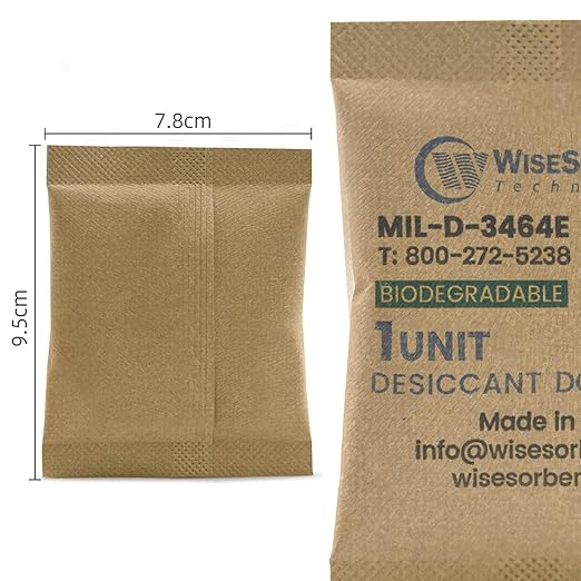 33G 24 Pack Kraft Clay Desiccants Packs - Image 2